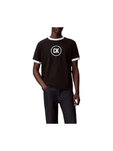 Koszulka Calvin Klein Jeans czarna