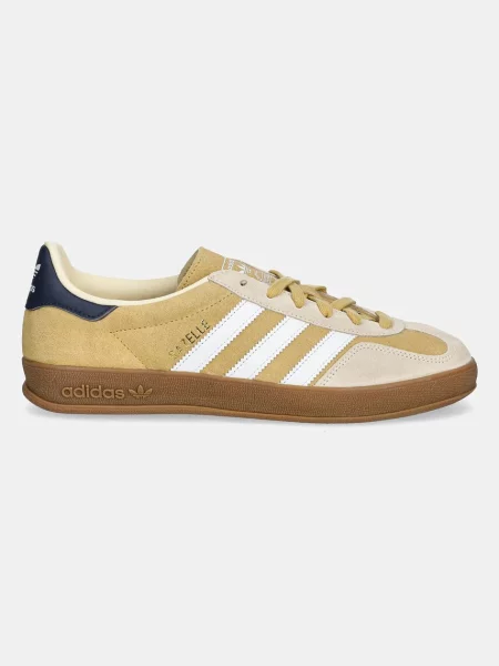 Adidas Originals sneakersy zamszowe Gazelle Indoor żółty białe