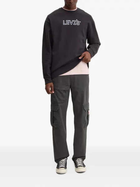 Scurt reversibil tricou Levi's® cu imagine negru