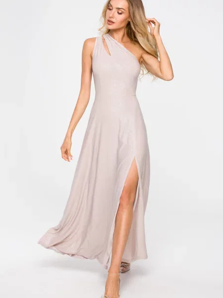 Макси рокля Made Of Emotion сиво