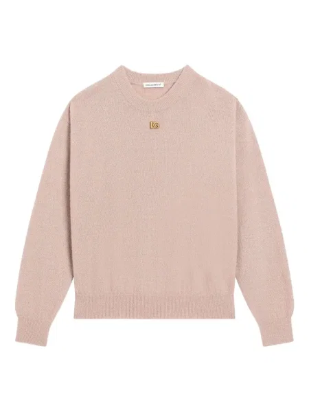Sweter dziecięcy Dolce And Gabbana różowy