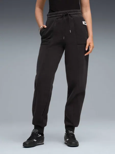 Штани спортивні PUMA Her High-waist Sweatpants комбінований верх чорний