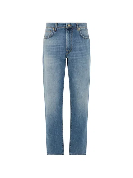 Blugi Slowear cu 5 buzunare albastru