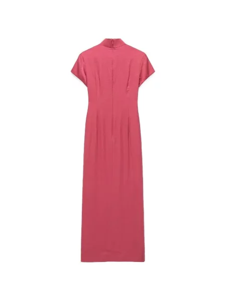 Rochie maxi Shanghai Tang roz