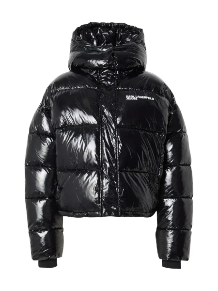 KARL LAGERFELD JEANS Geacă de iarnă negru alb