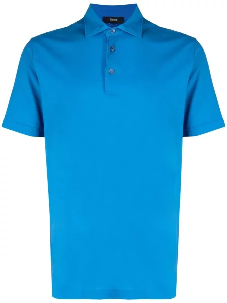 Tricou polo Herno albastru