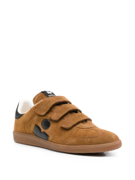Sneakerși Isabel Marant cu bretele maro
