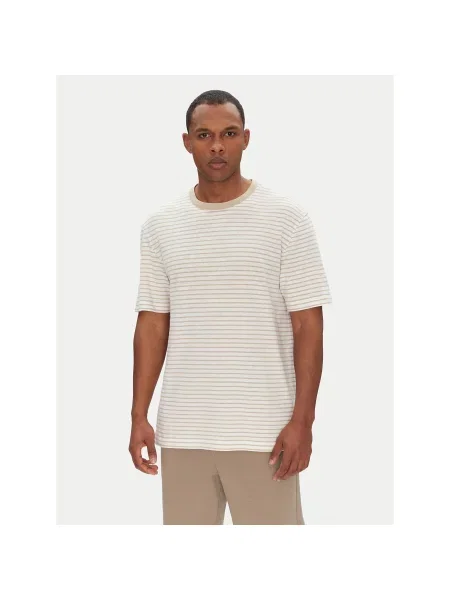 BOSS Футболка H-Taut 28 Regular Fit бежевий