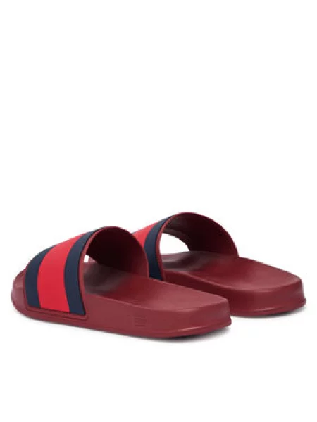 Pantofle Tommy Hilfiger červené