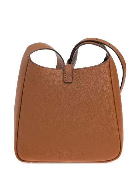 Body Tory Burch din piele cu autograf maro