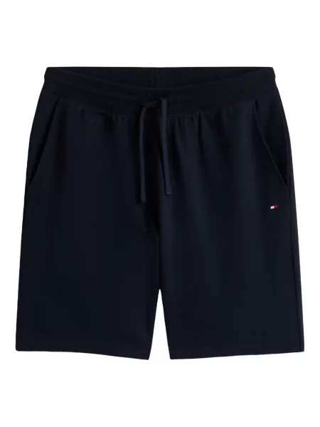 Pantaloni scurți Tommy Hilfiger cu broderie albastru