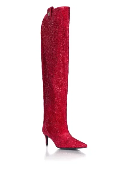 Botine Philipp Plein roșu