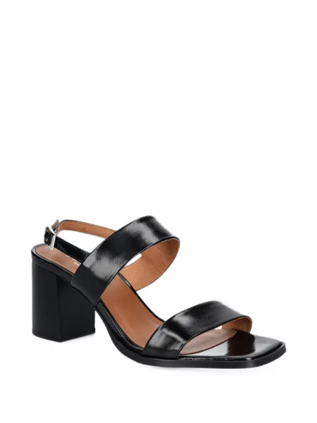 Sandale Jonak Paris din piele negru
