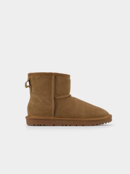 Кожаные сапоги Urban Trace оранжевые