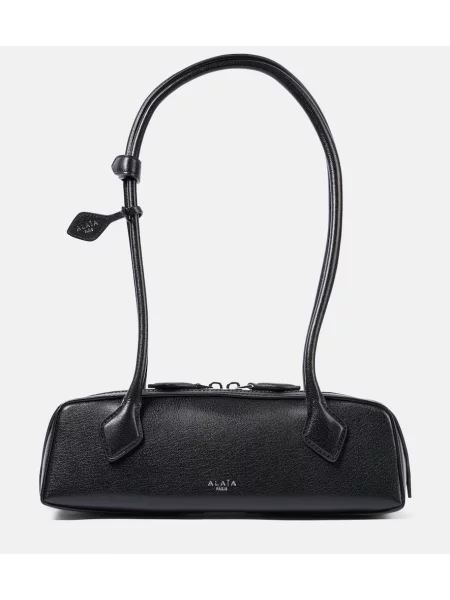 Geanta de piele Alaïa din piele negru
