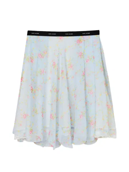 Fusta mini Marc Jacobs din șifon albastru