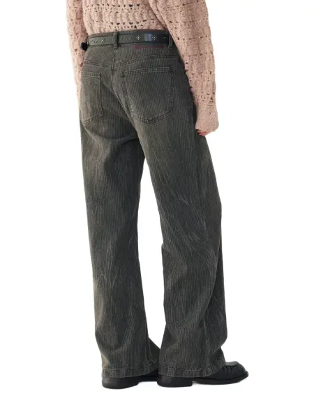 Široké džínsy Tomboy čierna