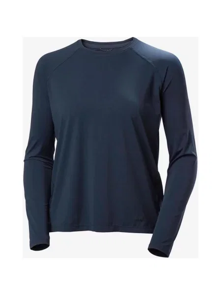 Koszulka Helly Hansen Shine Crew długa noc M niebieska