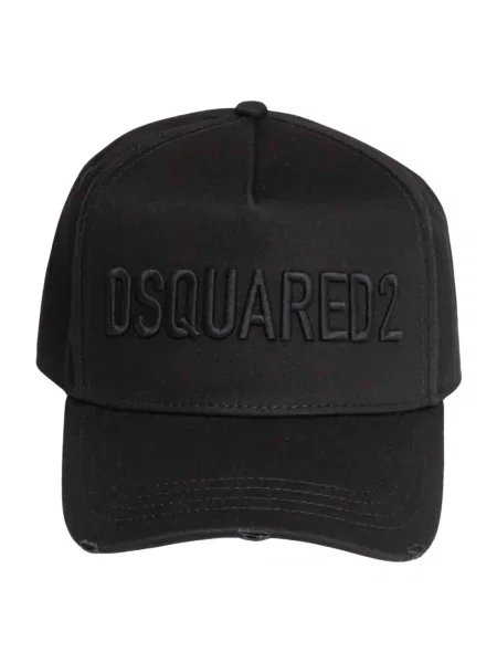 Czapka z daszkiem Dsquared2 czarna