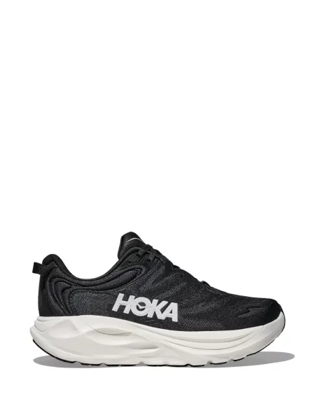 Sneakerși Hoka cu șireturi din dantelă negru