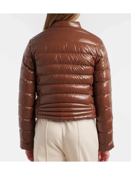 Geacă cu puf Moncler maro