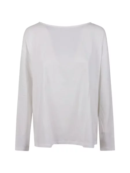 Lung tricou Majestic Filatures alb