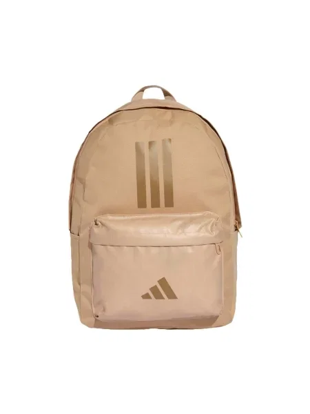 Prugasta klasična torbica Adidas bež