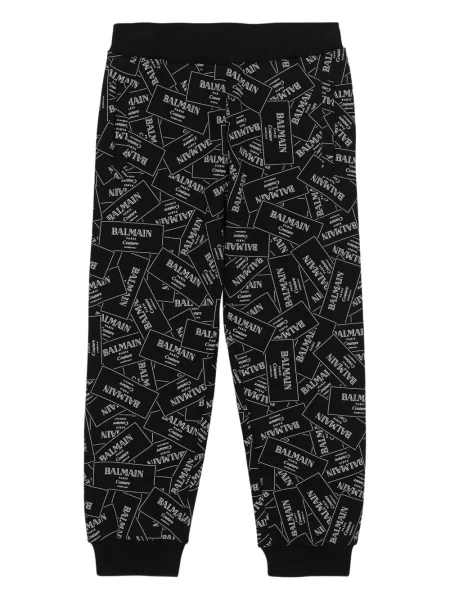 Spodnie dziecięce Balmain czarne