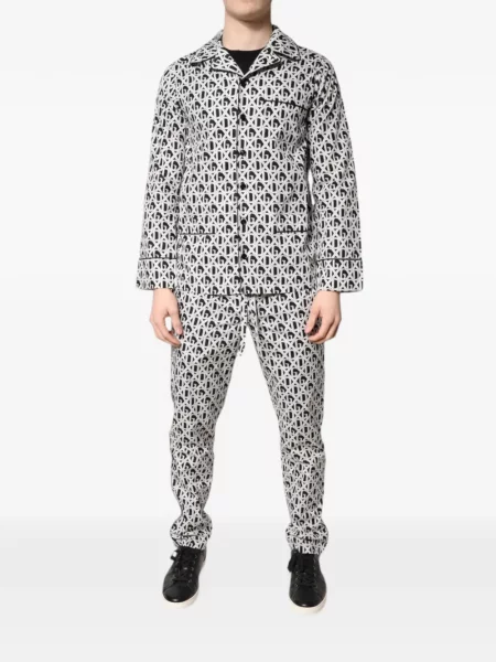 Pijamale Dolce & Gabbana cu imagine negru