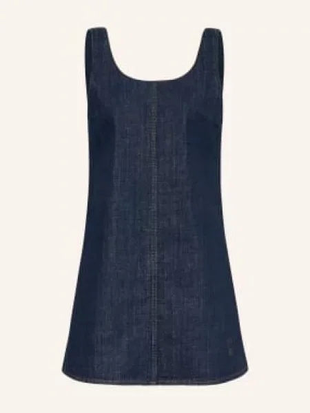 Ami Paris Sukienka Jeansowa blau granatowa