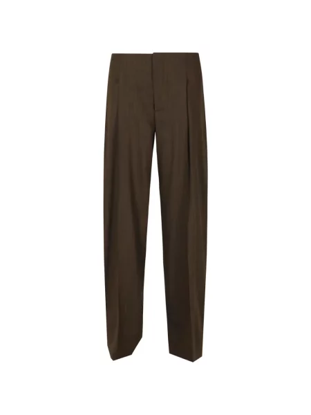 Pantaloni Alberta Ferretti maro