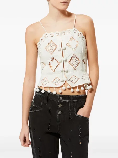 Top Isabel Marant alb