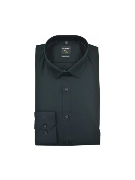 Olymp Koszula No. Six Super Slim schwarz czarna