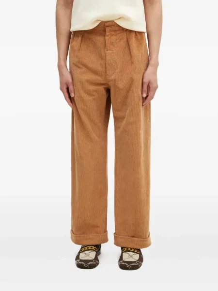 Pantaloni Wood Wood de catifea cord maro