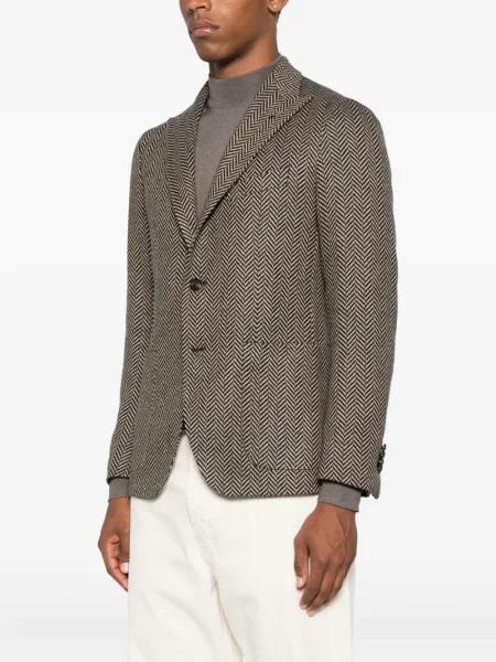 Sacou Tagliatore cu model herringbone