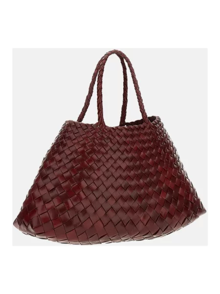 Mała torebka skórzana Dragon Diffusion skórzana czerwona