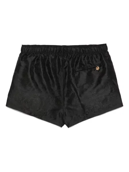 Slip de baie Versace din jacard negru