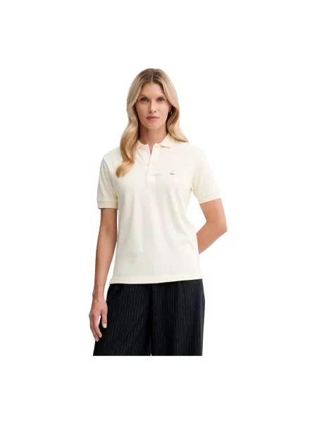 Koszulka polo Bally z logo beżowa