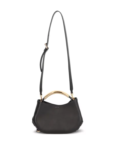 Geanta de piele Moschino din piele negru