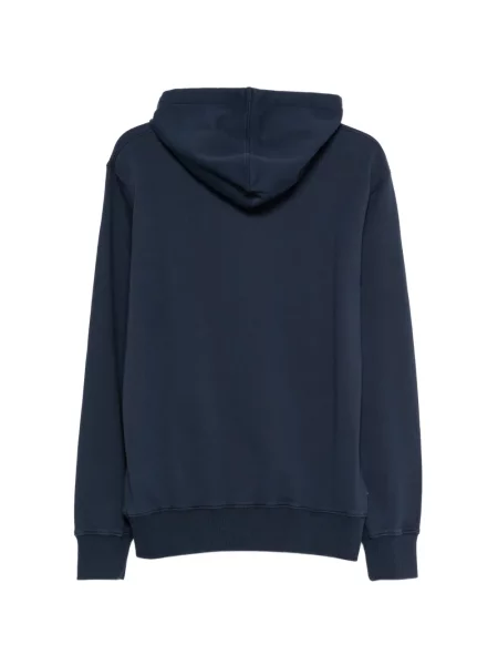 Hoodie Mc2 Saint Barth με κέντημα με κορδόνι μπλε