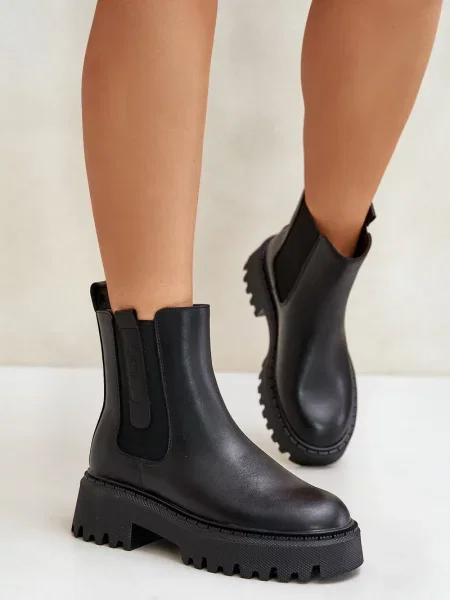 Боти тип челси Big Star Shoes кафяво