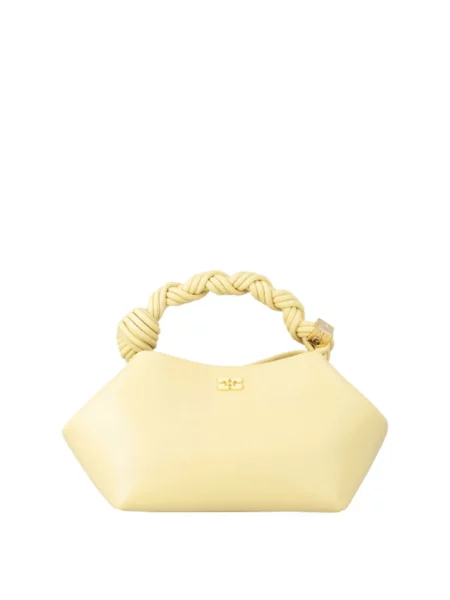 GANNI Bou Small torebka crossbody z imitacji skóry żółta