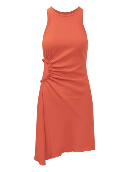 Rochie mini Victoria Beckham de costum portocaliu