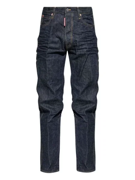 Kalhoty Dsquared2 modré