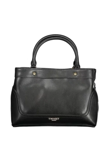 Geantă shopper Twinset cu autograf negru