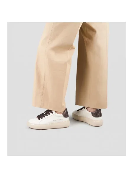 Sneakersy Alexander Smith skórzane białe