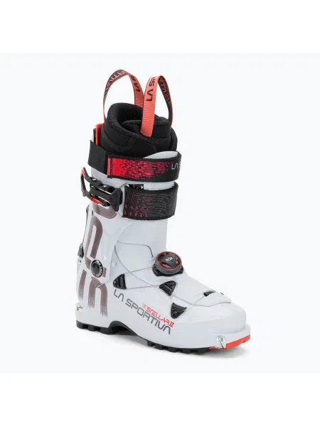 Дамски ски обувки La Sportiva Stellar II ice/hibiscus бяло