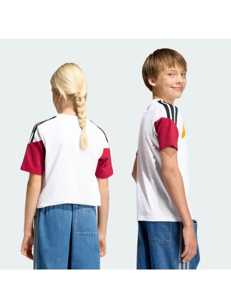Germany 26 Tiro Sweat T-Shirt Kids biała