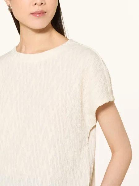 T-shirt we wzór na całej powierzchni model Sistruk' Opus biała