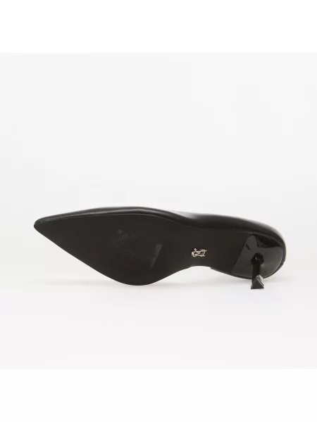 Sneakers Steve Madden Vena Black Leather EUR 40 μαύρο